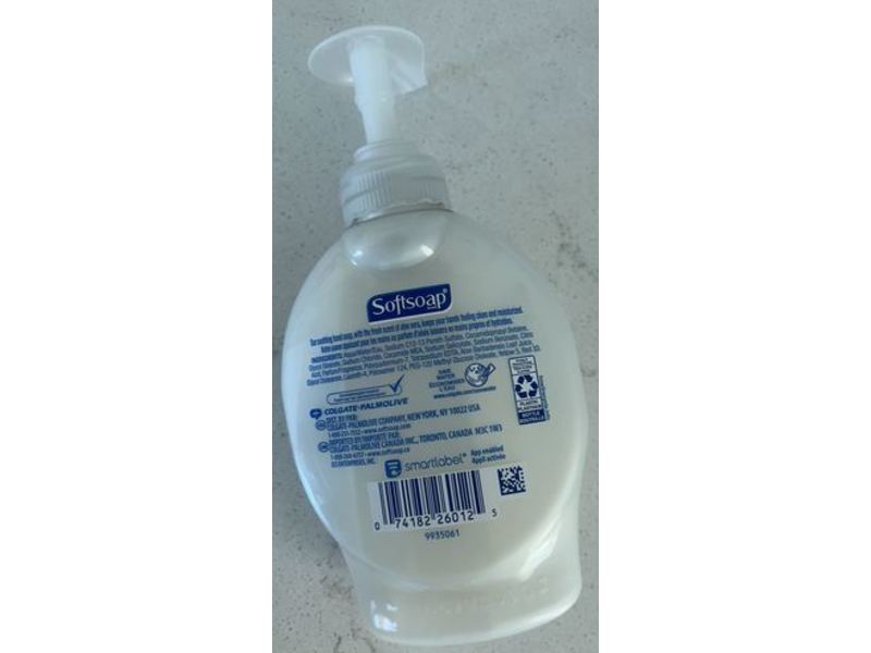 Softsoap Soothing Clean Moisturizing Hand Soap, Aloe Vera Fresh Scent, 7.5 fl oz/221 mL, Pack Of 6