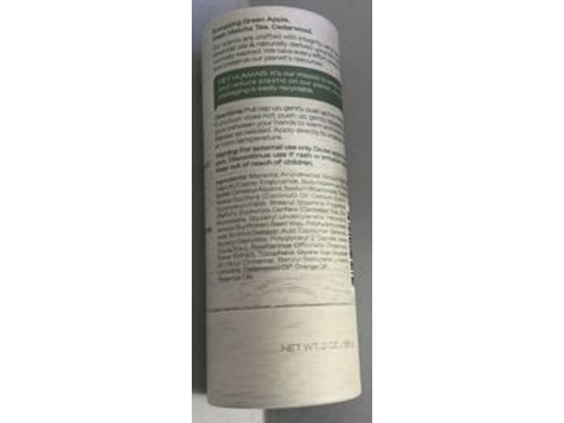 Hey Humans Natural Deodorant, Apple Matcha, 2 oz/56 g