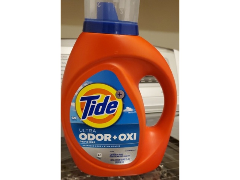 Tide+ Ultra Odor+Oxi Laundry Detergent, 39 Loads, 55 fl oz/1.62 L