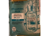 Garnier SkinActive Replumping Serum Mask, Hyaluronic Aloe, 28 g - thumbnail 2