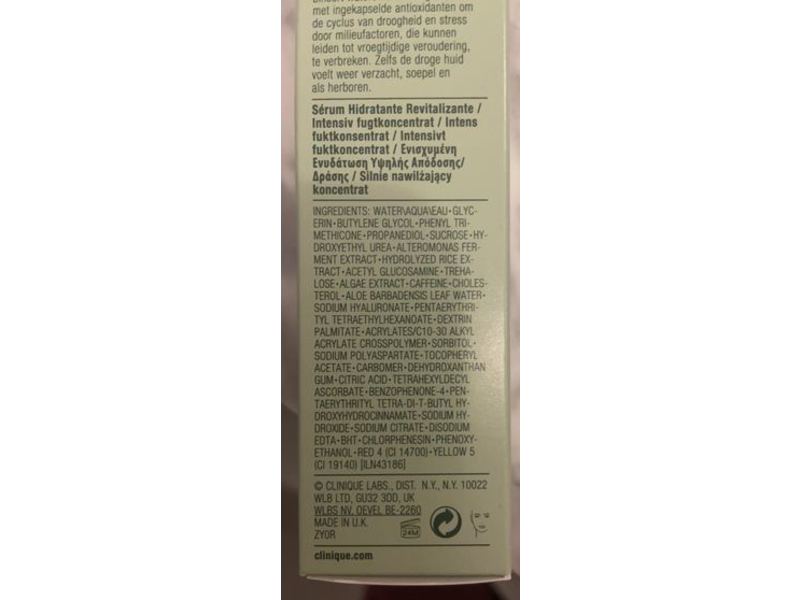 Clinique Moisture Surge Hydrating Supercharged Concentrate, 1.6 fl oz/48 ml