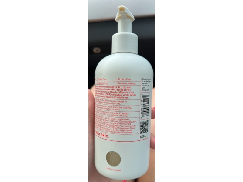 Glow Bar Expert Foaming Cleanser, 10 fl oz/300 mL