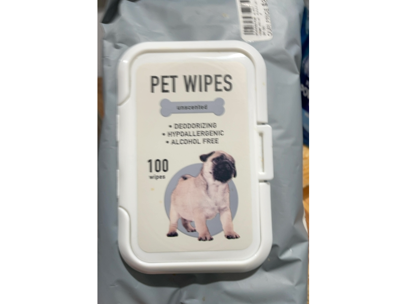 Paw Nyc Pet Wipes, Unscented, 100 Count