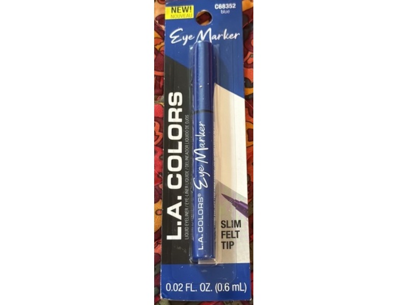 L.A. Colors Eye Marker, C68352B Blue, 0.02 fl oz/0.6 mL