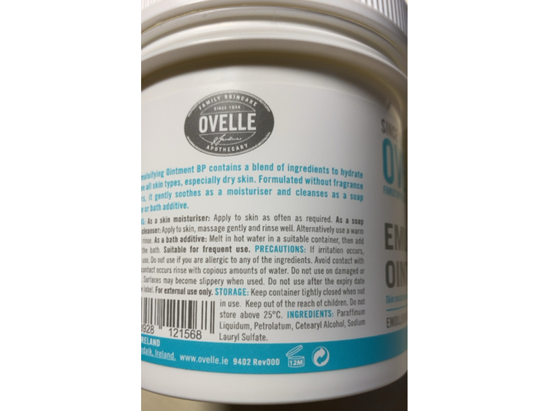 Ovelle Emulsifying Ointment BP, 500 g
