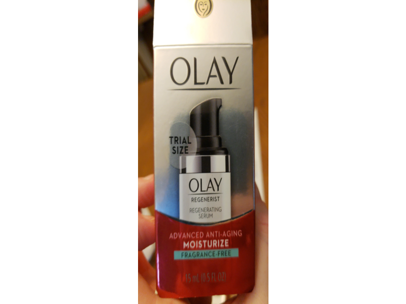 Olay Regenerist Regenerating Serum, Fragrance-Free, 0.5 oz/15 mL