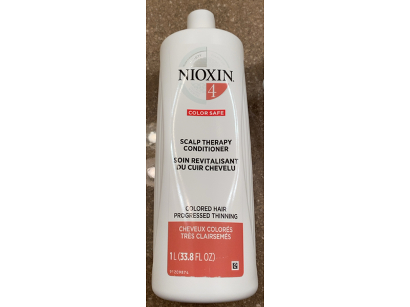 Nioxin 4 Scalp Therapy Conditioner, 33.8 fl oz/1L