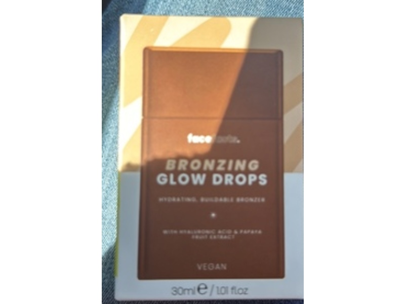 Face Facts Hydrating Bronzing Glow Drops, Hyaluronic Acid & Papaya Fruit Extract, 1.01 fl oz/30 mL