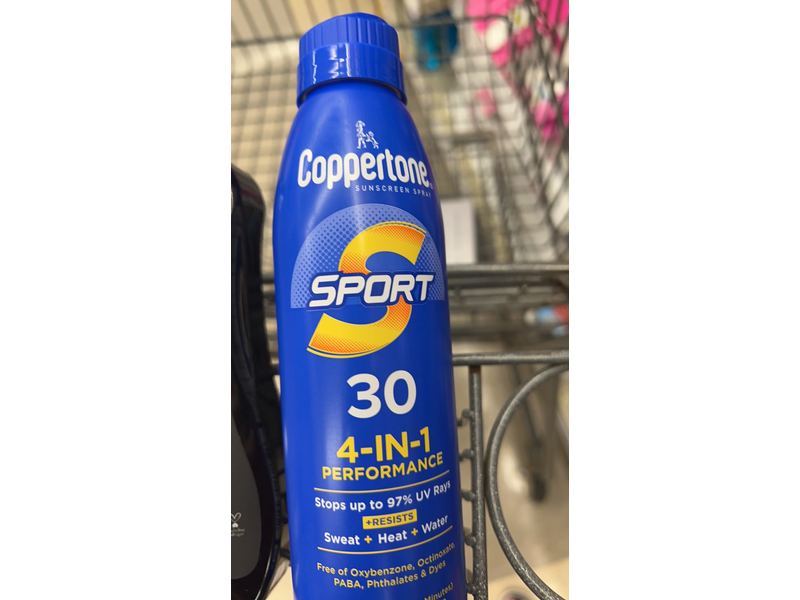 Coppertone SPORT Continuous Sunscreen Spray Broad Spectrum SPF 30 (5.5 Ounce) (Packaging may vary)