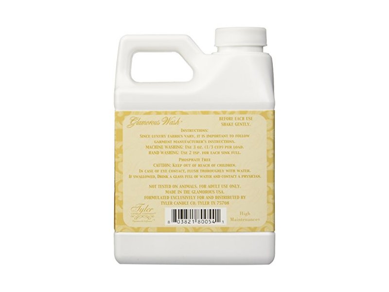 Tyler Candle Company High Maintenance Fine Laundry Detergent, Patchouli & Vanilla, 16 fl oz/454 g