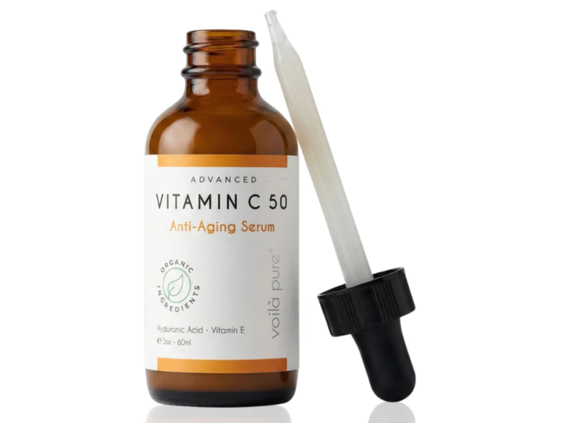 Voila Pure Anti-Aging Serum, Vitamin C 50, 2 oz/50 mL
