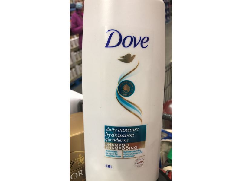 Dove Daily Moisture Hydration Shampoo, 1.18 L