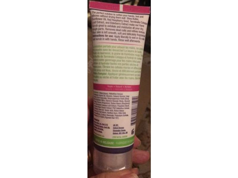 Human+Kind 2 In 1Moisturizing Hand Scrub, Elderflower & Raspberry, 2.5 fl oz/75 mL