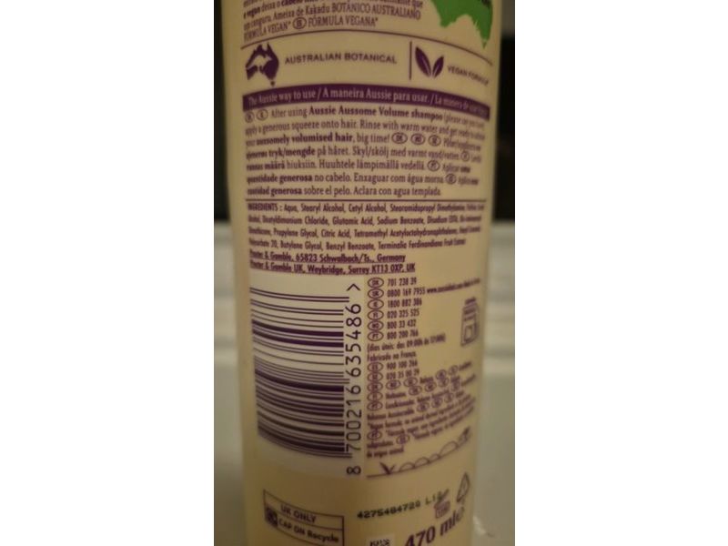 Aussie Volume Conditioner, 470 mL