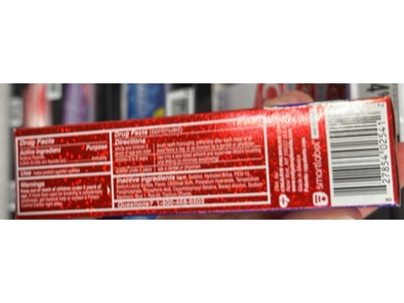 Colgate Optic White Anticavity Fluoride Toothpaste, Fresh Mint, Purple, 3.8 fl oz/107 g