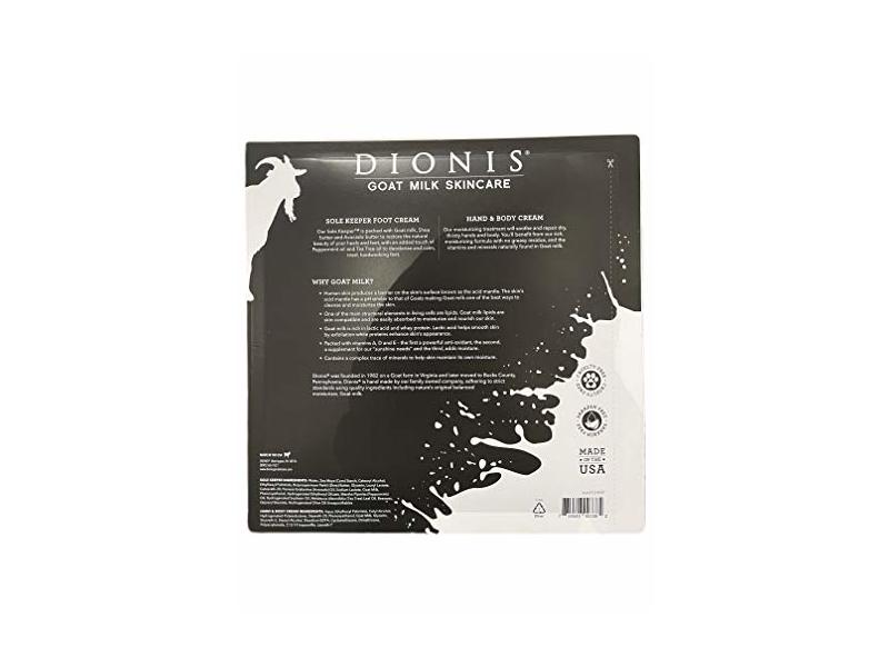 Dionis Goat Milk Hand Cream, Unscented, 3.3 oz / 93 g & Foot Cream, 4 oz / 113 g
