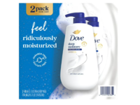 Dove Deep Moisture Body Wash, 30.6 fl oz/905 mL, Pack Of 2 - thumbnail 1