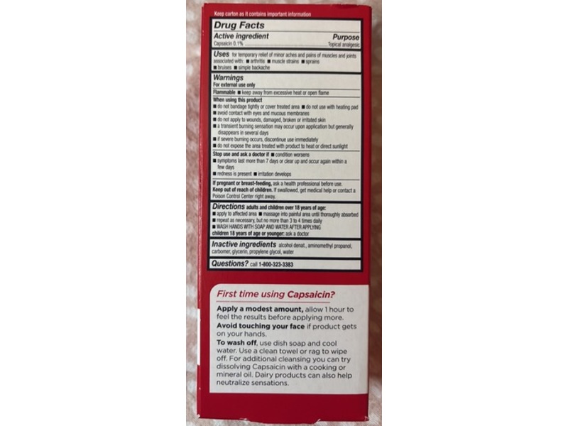 Thermacare Heat Therapy Arthritis & Joint Pain Relief Roll On, Capsaicin, 2.5 oz/70.8 g