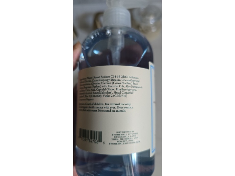 Stonewall Kitchen Hand Soap, Coastal Breeze, 12 fl oz/354 mL