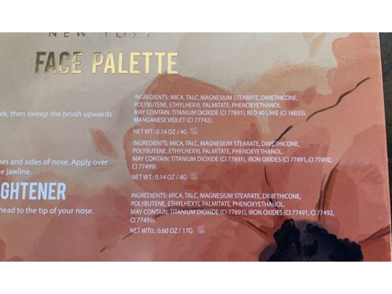 Natural Glow Face Palette, 0.60 oz/17 g