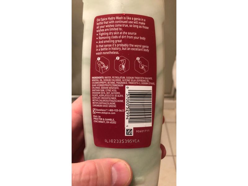Old Spice Hydro Wash Extra Fresh Hydrating Body Wash, 16 fl oz