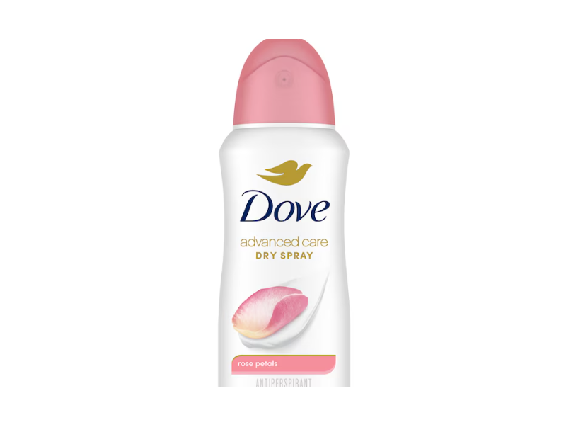 Dove Deodorant Spray, Rose Petals, 4 fl oz/113 g