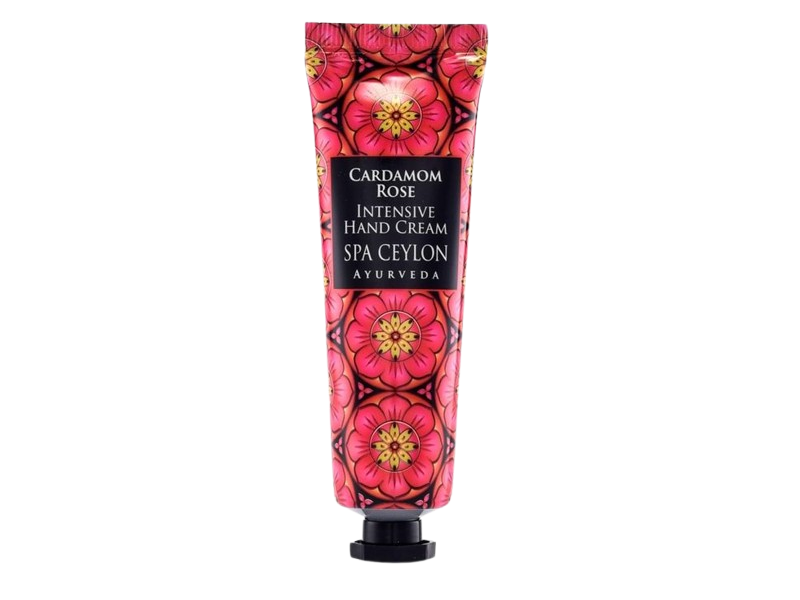 Spa Ceylon Ayurveda Intensive Hand Cream, Cardamom Rose, 30 g