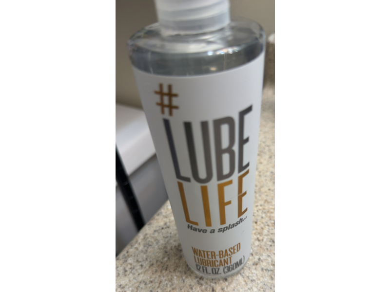 Lube Life Water-Based Lubricant, 12 fl oz/360 mL