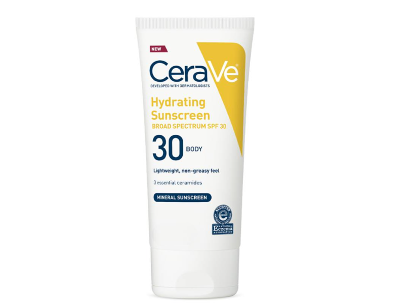 CeraVe Hydrating Body Sunscreen, SPF 30, 3.5 oz/99 g
