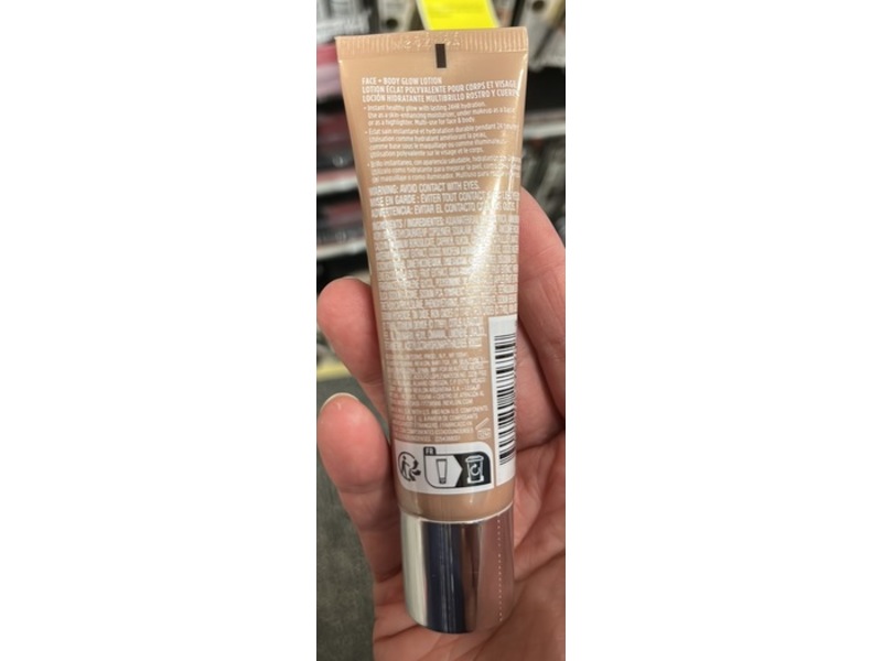 Revlon Colorstay Face & Body Luminizing Glow Lotion, Coconut, 110 Glow Through It, 1 fl oz/30 mL