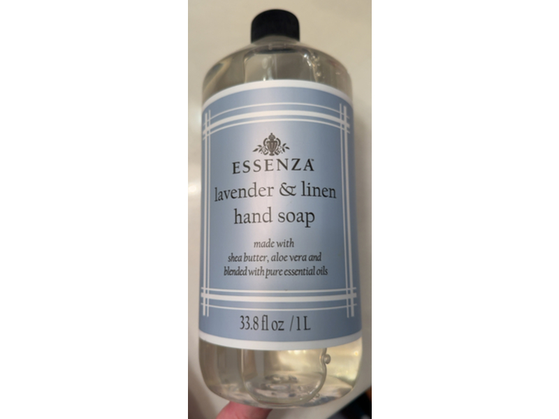 Essenza Hand Soap, Lavender & Linen, 33.8 fl oz/1 L