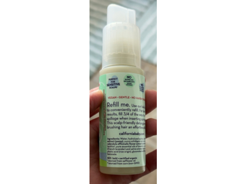 California Baby Calming Hair Detangler, French Lavender, 2 fl oz/59 mL