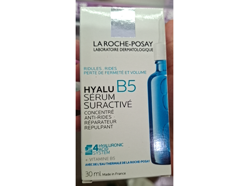 La Roche-Posay Pure Hyaluronic Acid Serum, Hyalu B5, 1.01 oz/30 mL