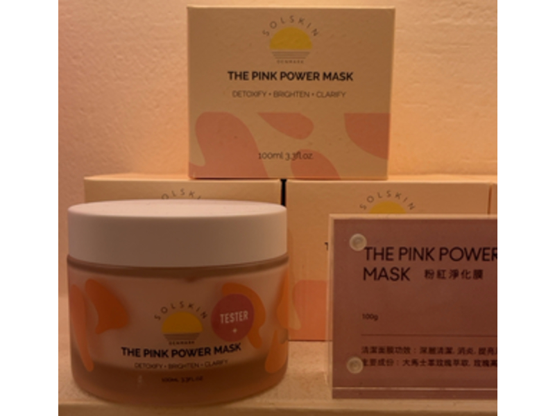 SolSkin The Pink Power Mask, 3.3 fl oz/100 mL