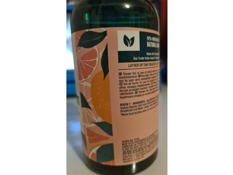 The Body Shop Shower Gel, Pink Grapefruit, 250 mL