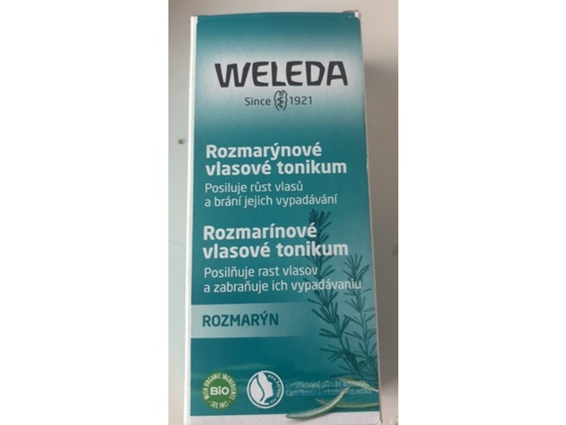 Weleda Revitalizing Hair Tonic with Rosemary, 100 mL