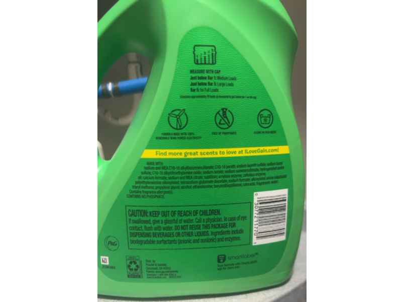 Gain Relax Laundry Detergent, 78 Loads, 113 fl oz/3.34 L