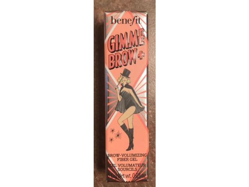 Benefit Gimme Brow+ Brow Volumizing Fiber Gel, Neutral light brown 3, 0.03 oz/1 g