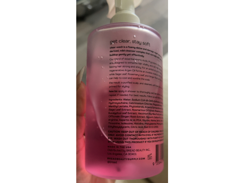 Bread Clarifying Detox Shampoo, 10.4 fl oz/310 mL