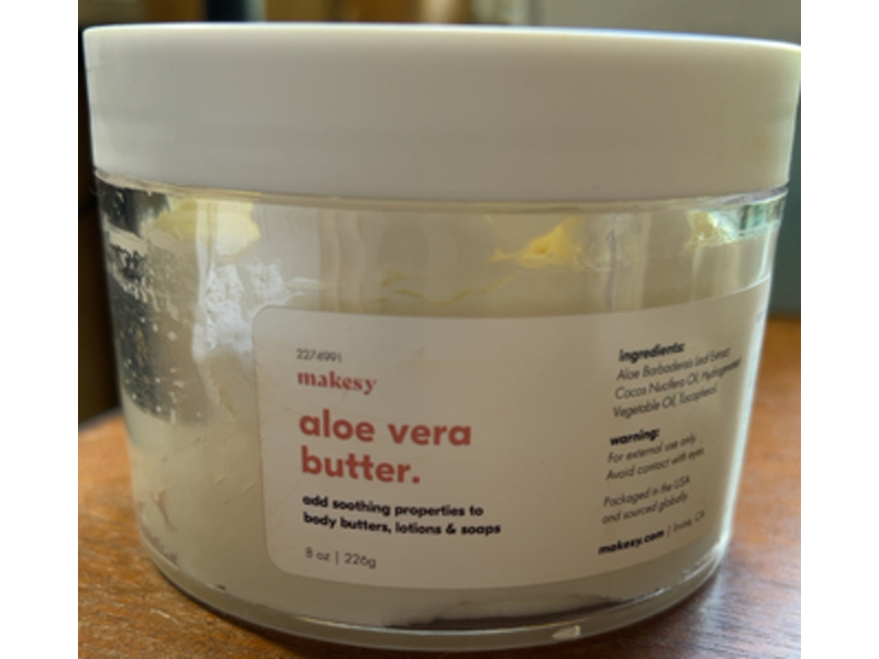 Makesy Aloe Vera Butter, 8 oz/226 g