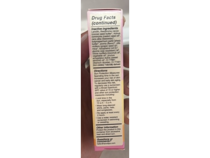 Lanolips Untinted Lip Balm, SPF 30, 0.44 oz/12.5 g