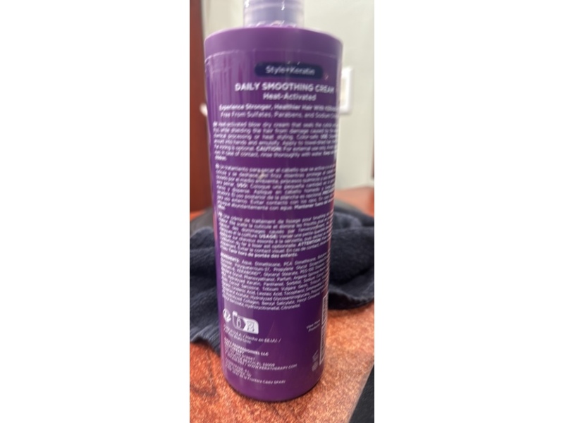 Keratherapy Style+Keratin Daily Smoothing Cream, 16.9 fl oz/500 mL