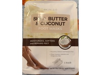 Skin 2.0 Foot Masks, Shea Butter & Coconut, 0.85 oz/24 g, 3 Pair - thumbnail 2