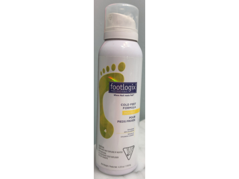 Footlogix Cold Feet Formula Mousse , 4.23 oz/119.9 g