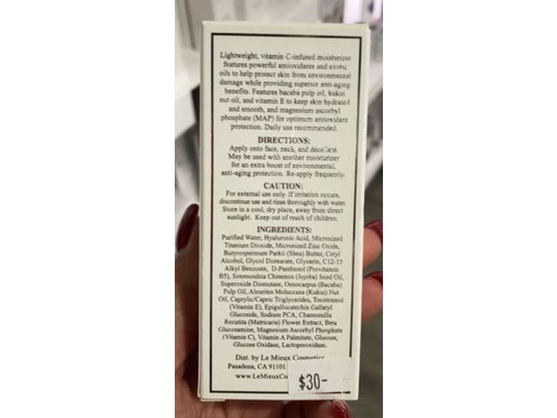 Le Mieux Vita-C Skin Protective Creme, 2oz/60 mL