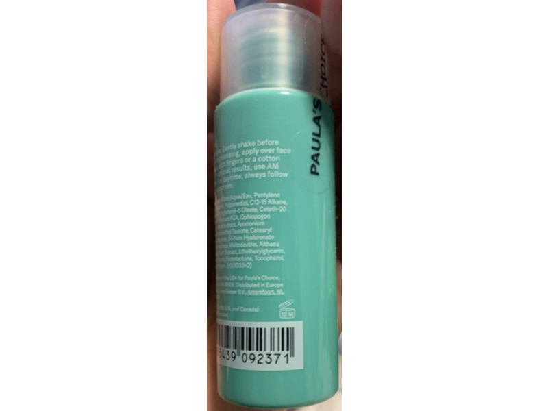 Paula's Choice Nishing Milky Toner, 1 fl oz/30 mL