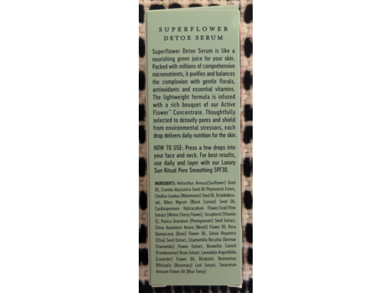 Saint Jane Superflower Detox Serum, 1 fl oz/30 mL