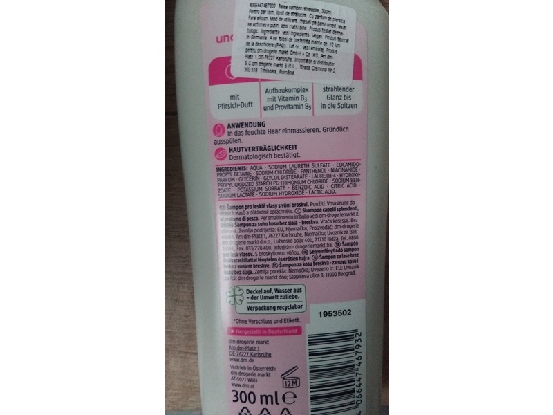 Balea Shampoo, Silky Shine, 300 mL