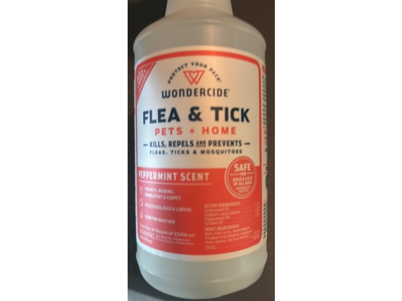 Wondercide Pets + Home Flea & Tick, Peppermint Scent, 16 fl oz/473 mL