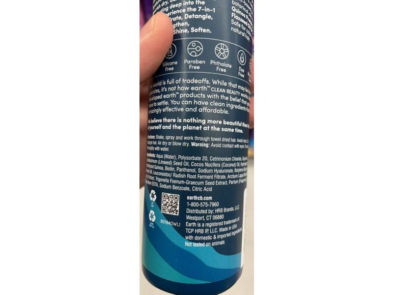 Earth 7 In 1 Leave In Treatment, Hyaluronic Acid, 6.0 fl oz/177 mL